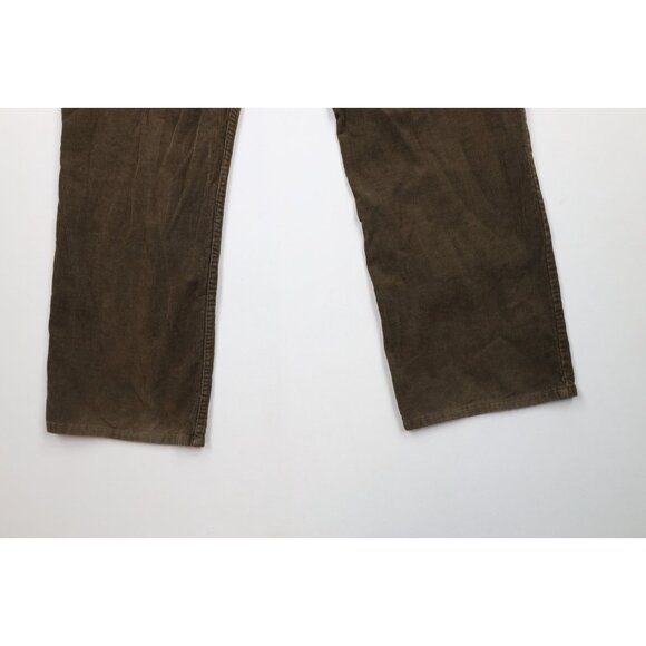 Vtg Y2K 2004 Gap Mens 38x30 Sun Faded Relaxed Button Fly Wide Leg Corduroy Pants - Picture 14 of 16
